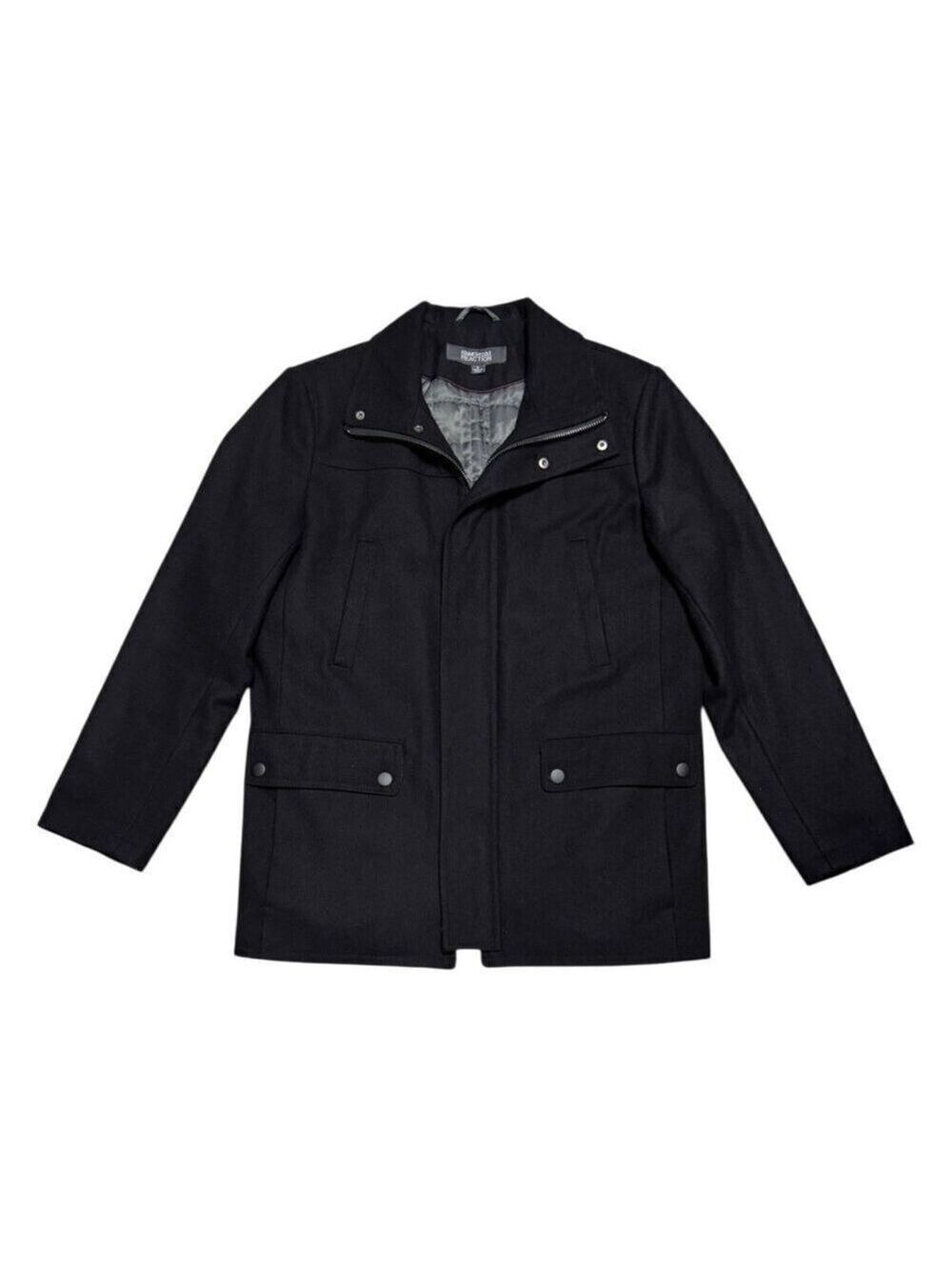 Kenneth Cole Reaction WOOL Designer Winter Business Casual Peacoat Womens Medium